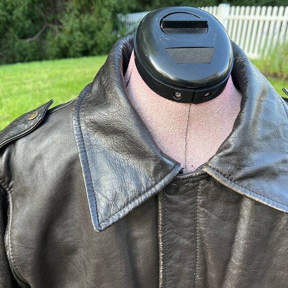 Vintage Leather Jacket Men's 42 - Picture 2 of 8